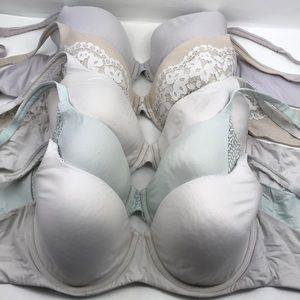 Lot of 5 Victoria Secret bras 38D